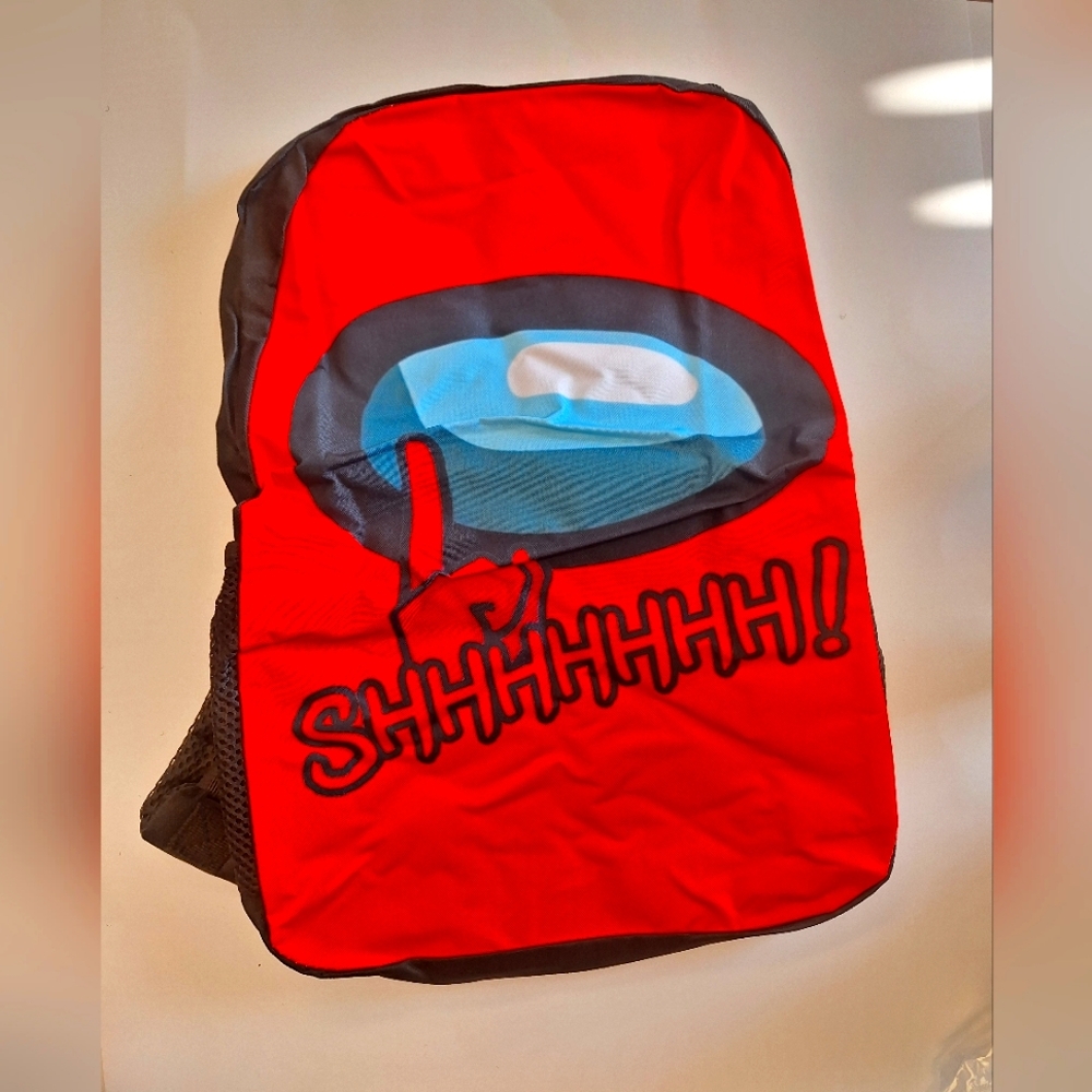 Among Us red character backpack- New in package